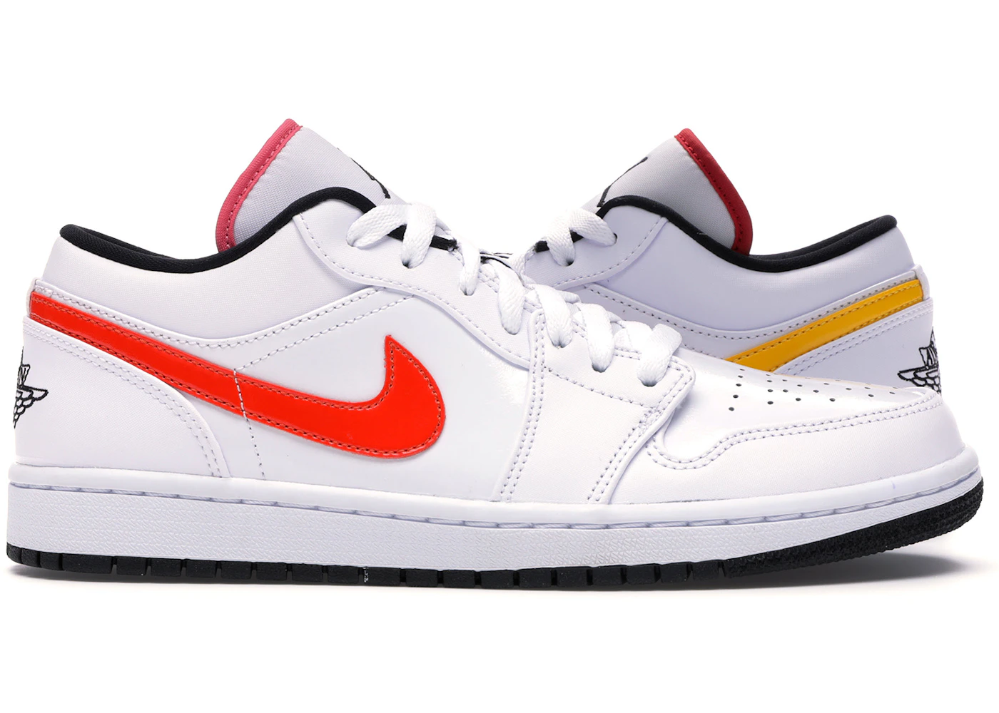 Jordan 1 Low White Multi-Color Men's - CW7009-100 - US