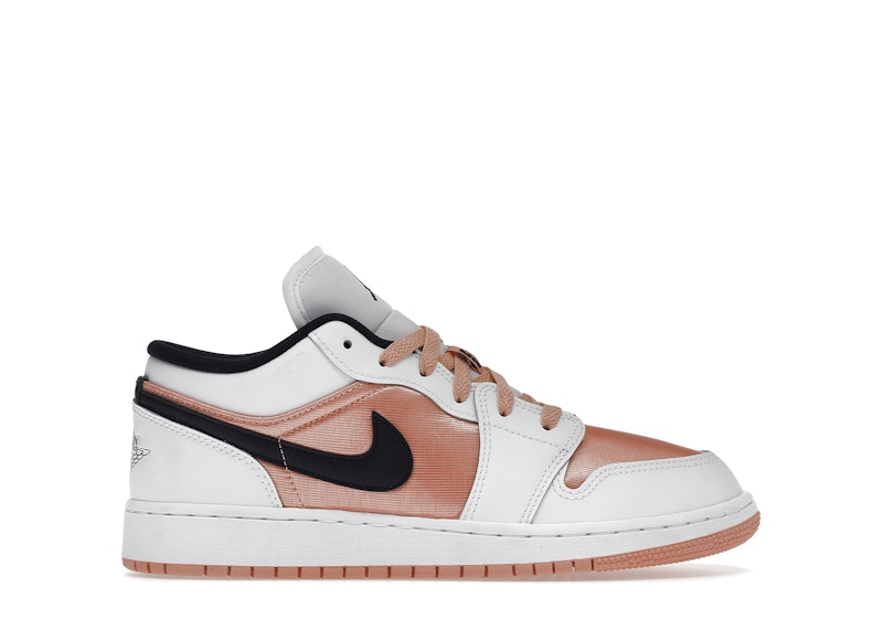 Jordan 1 Low White Light Madder Root (GS) Kids' - DM8960-801 - US