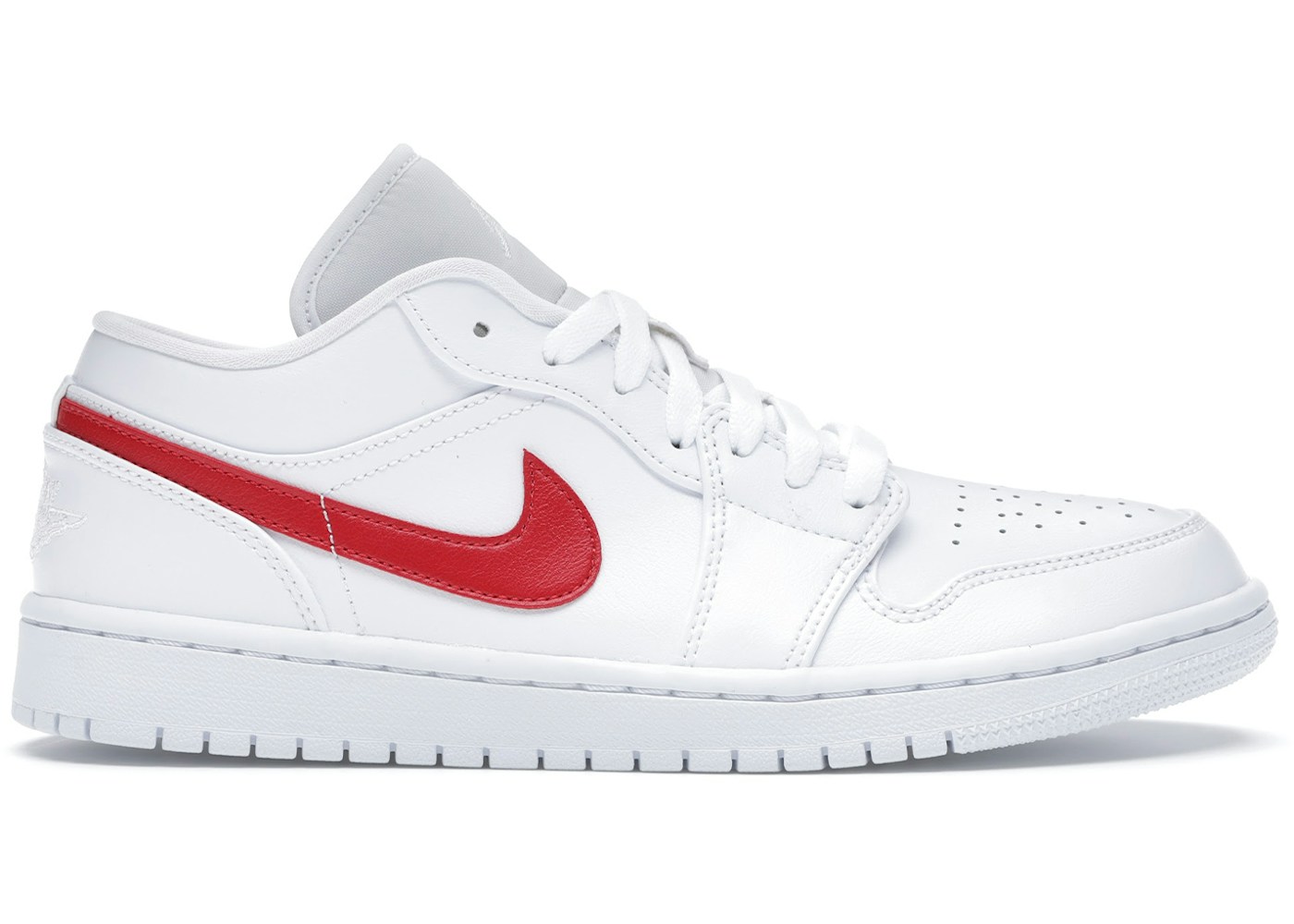 Jordan 1 Low White University Red W Ao9944 161