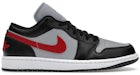 Jordan 1 Low Wolf Grey Gym Red (Women's)