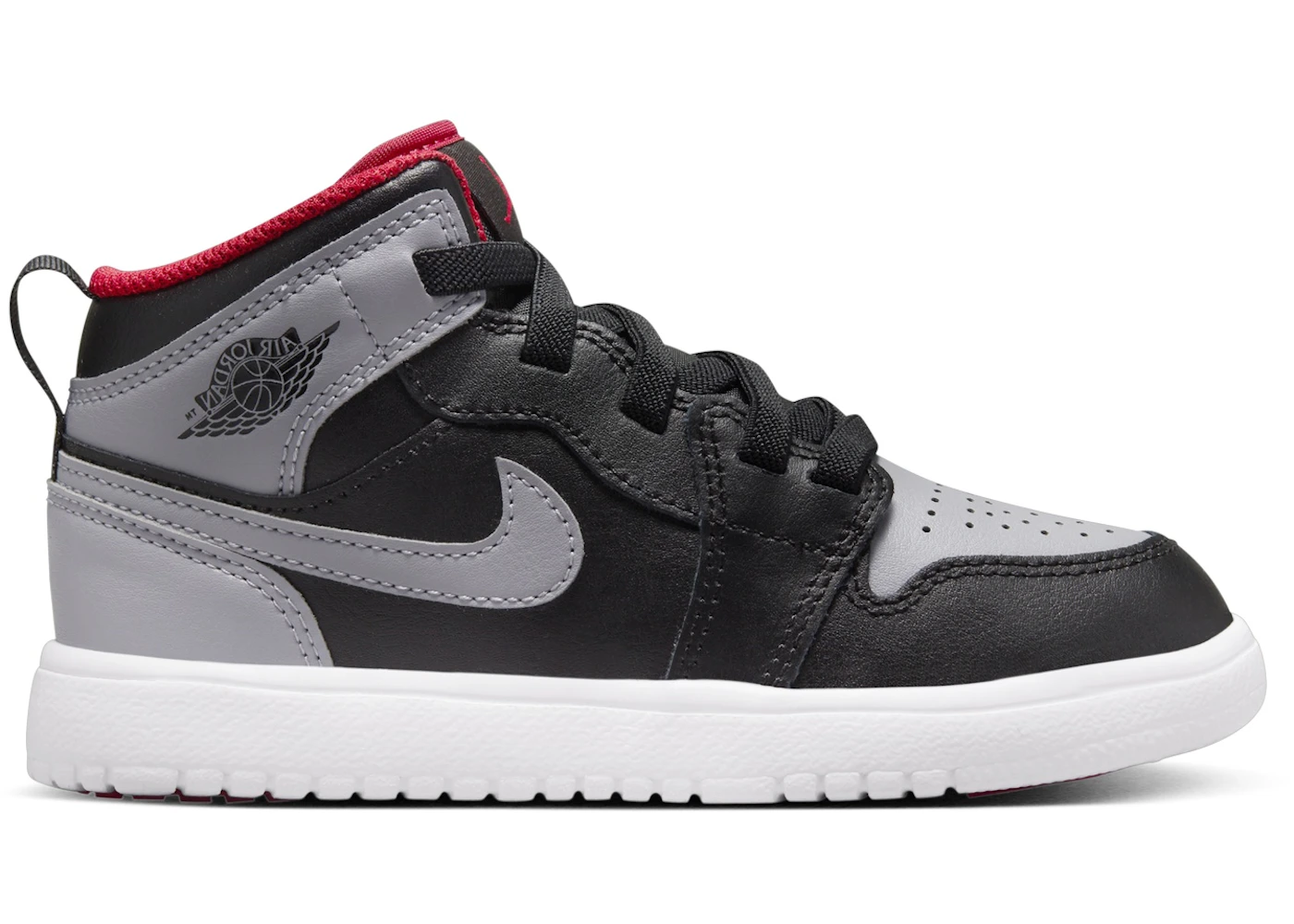 Jordan Mid ALT Black Fire Red White Cement Grey (PS) DR9745