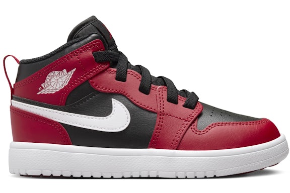 Jordan 1 Mid ALT Black Gym Red White (PS)
