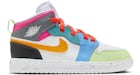 Jordan 1 Mid ALT SE White Dark Shadow Hyper Pink Taxi (PS)