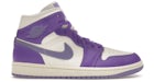 Jordan 1 Mid Action en morado (de mujer)