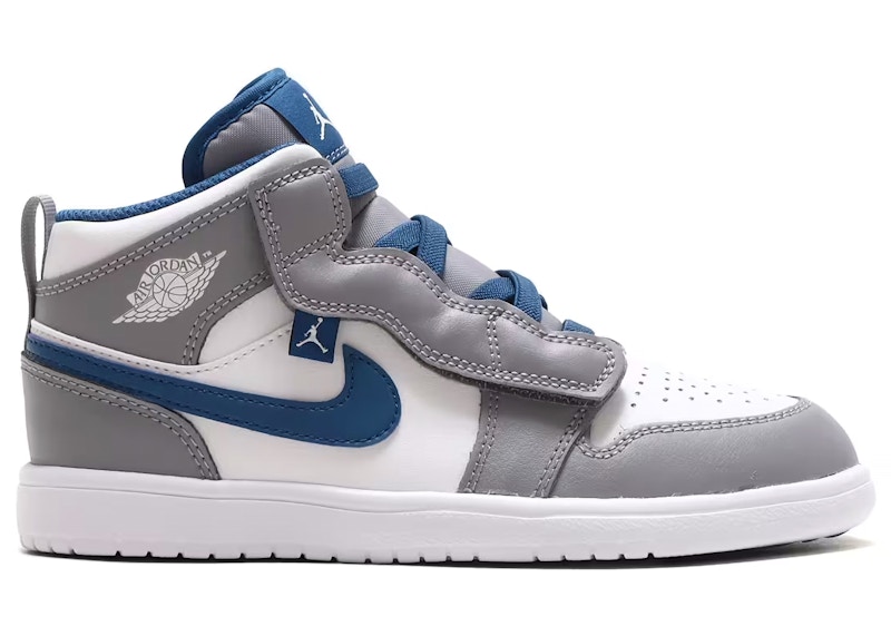 Jordan 1 Mid Alt Cement Grey True Blue (PS)