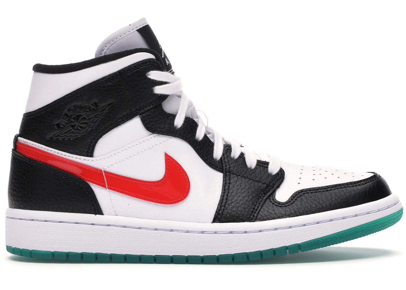 Jordan 1 Mid Alternate Swooshes Red Yellow (Women's) - BQ6472-063 - US