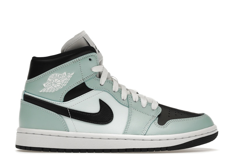 Jordan 1 Mid Aqua Blue Tint (Women's 