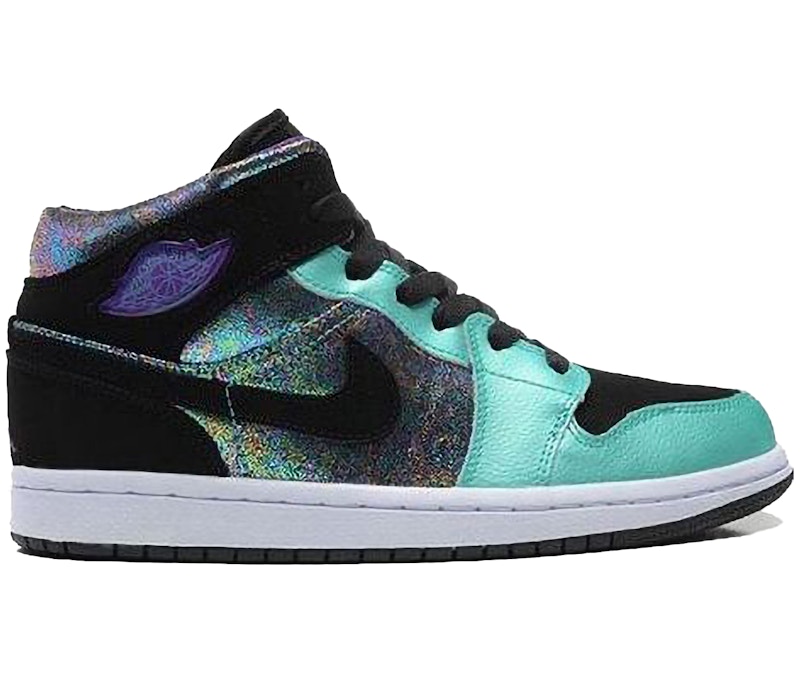 Purple and best sale turquoise jordans