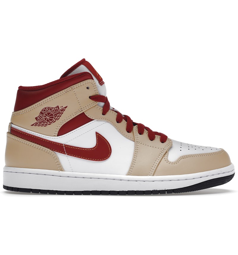 Jordan Mid Light Curry Cardinal Men's 554724-201 US