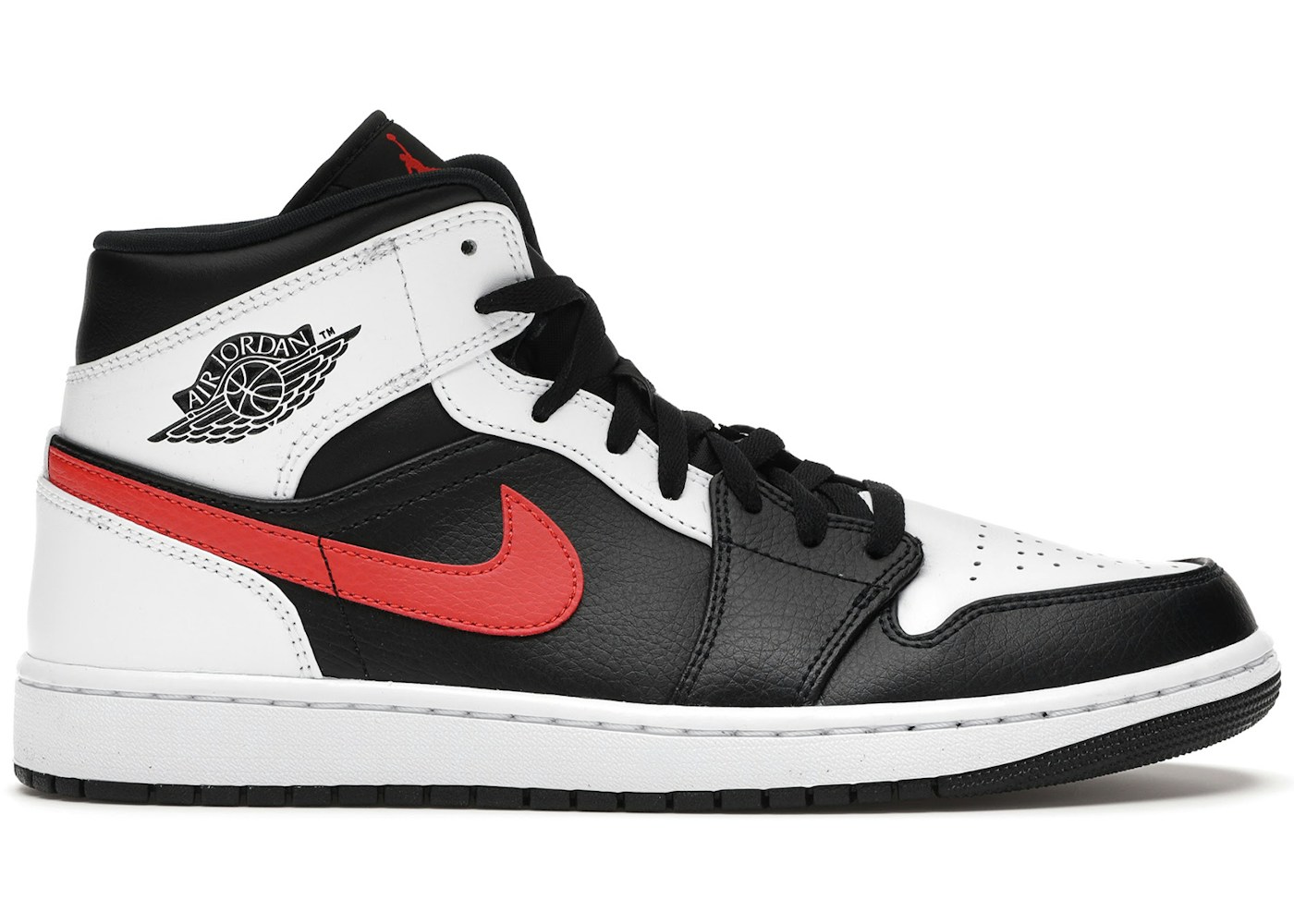Nike jordan 1 mid black chile red white Clearance