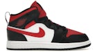 Jordan 1 Mid Black Fire Red (PS)