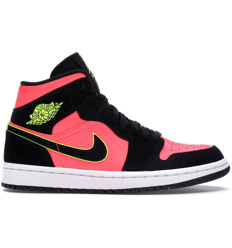Jordan Mid Black Hot Punch (Women's) BQ6472-006 US