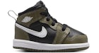 Jordan 1 Mid Black Medium Olive White (TD)