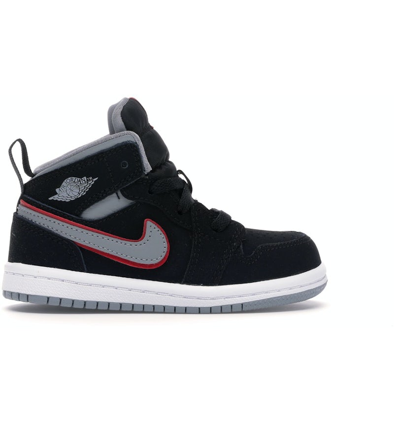 Jordan 1 Mid Black Particle Grey Gym Red TD 640735 060 US