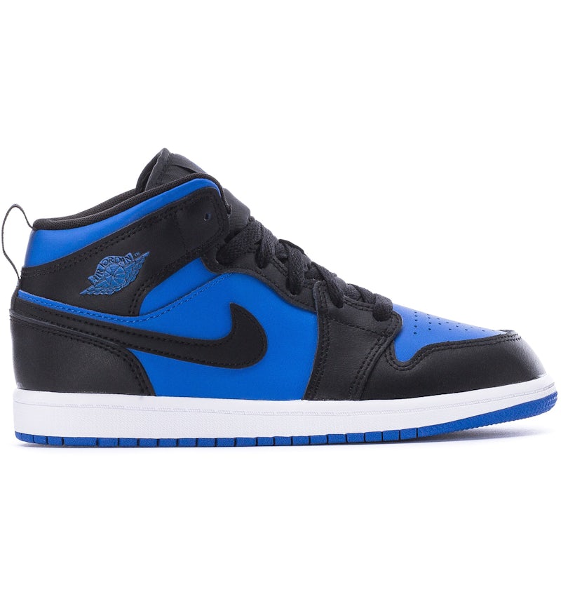 Jordan 1 Mid Black Royal Blue (PS) - DQ8424-042 - US