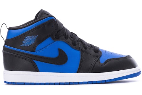 Bleu Foncé Nike Jordan Bleu Et Noir Jordan Mid Black Royal Blue