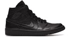 Jordan 1 Mid Black Snakeskin (Women's)