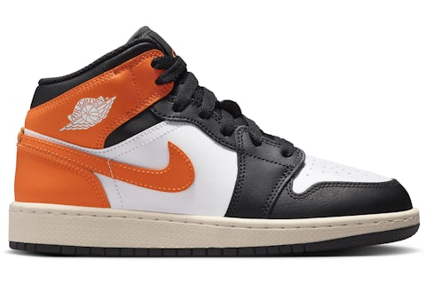 Jordan Mid Black Toe Starfish (GS) DQ8423-801 US