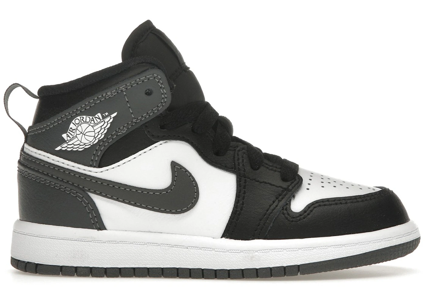 Jordan Mid Black White Iron Grey (PS) DQ8424-001 US