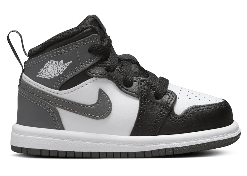 Jordan 1 Mid Black White Iron Grey (TD) - DQ8425-001 - US Jordan 1 Mid Black White Iron Grey (TD) - DQ8425-001 - US
