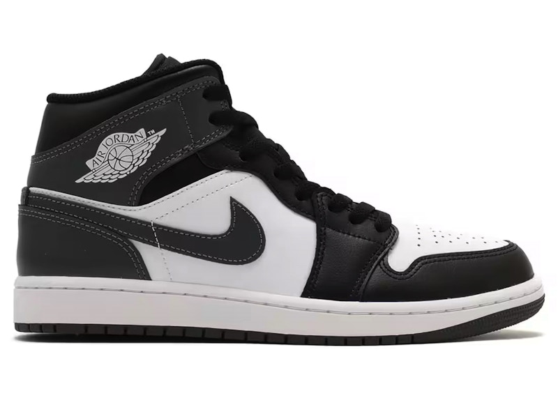 Jordan 1 Mid Black White Iron Grey Hombre DQ8426 001 MX