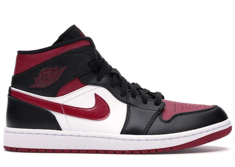 Jordan 1 Mid Bred Toe Men s 554724 066 US