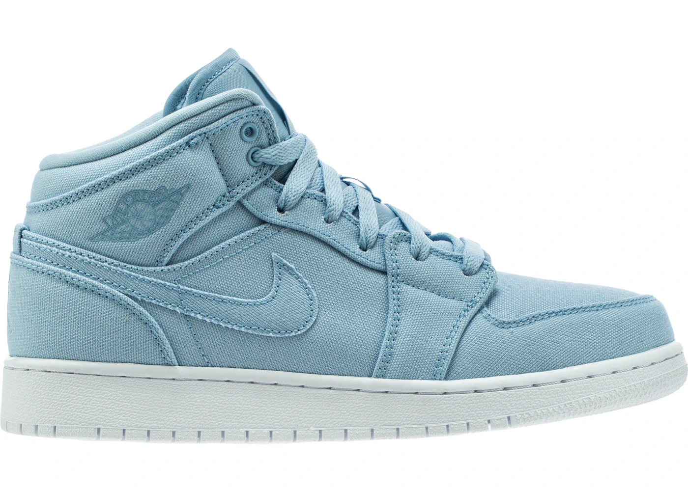 Jordan 1 Mid Canvas Ice Blue (GS)