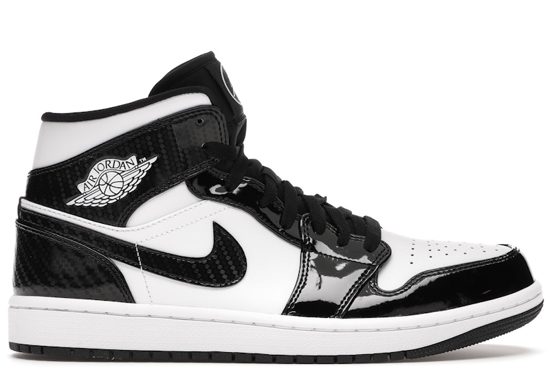 black and white jordan retro 1