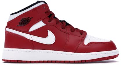 Jordan 1 Mid Chicago Black Toe (GS) Kids' - 554725-069 - US