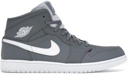 Nike Air Jordan 1 Mid Armory Navy Blue White Shoes 554724-411 MEN