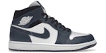 Jordan 1 moyen coloris armure bleu marine