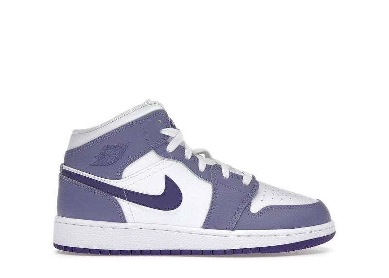 Nike Air Jordan 1 パープル/ホワイト　シュプリーム kith Nike Air Jordan 1 Low - Sky J Purple / White / Sky J Light Purple