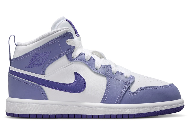 Air Jordan 1 Mid ホワイト/パープル Amazon | [ナイキ] エア ジョーダン 1 ミッド W AIR JORDAN 1