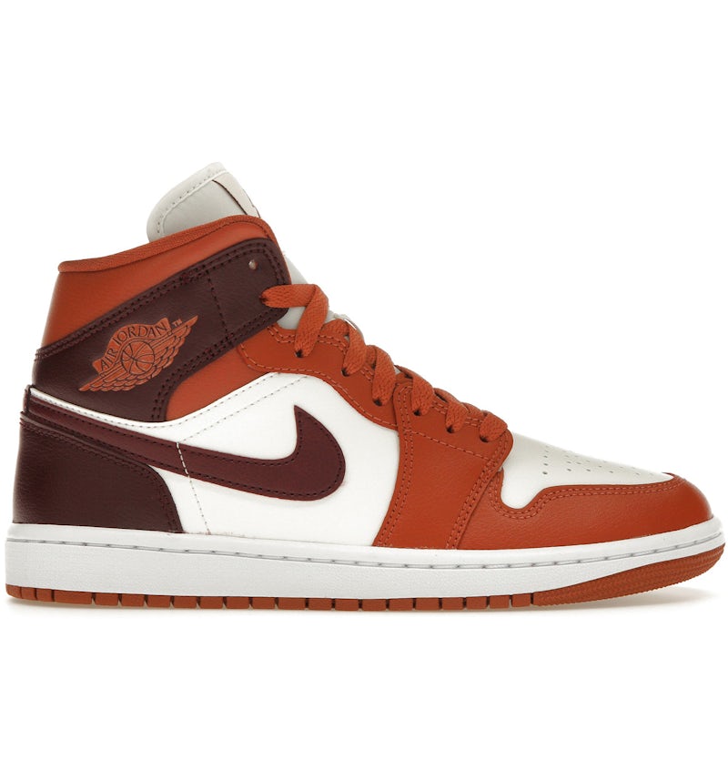 Jordan Mid Dusty Peach Night Maroon (Women's) BQ6472-200 US