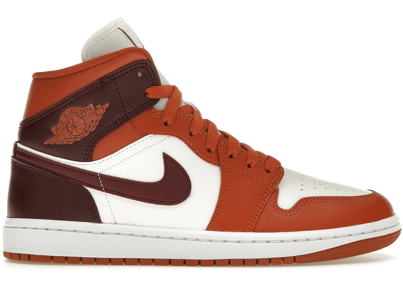 Jordan Mid Dusty Peach Night Maroon (Women's) BQ6472-200 US