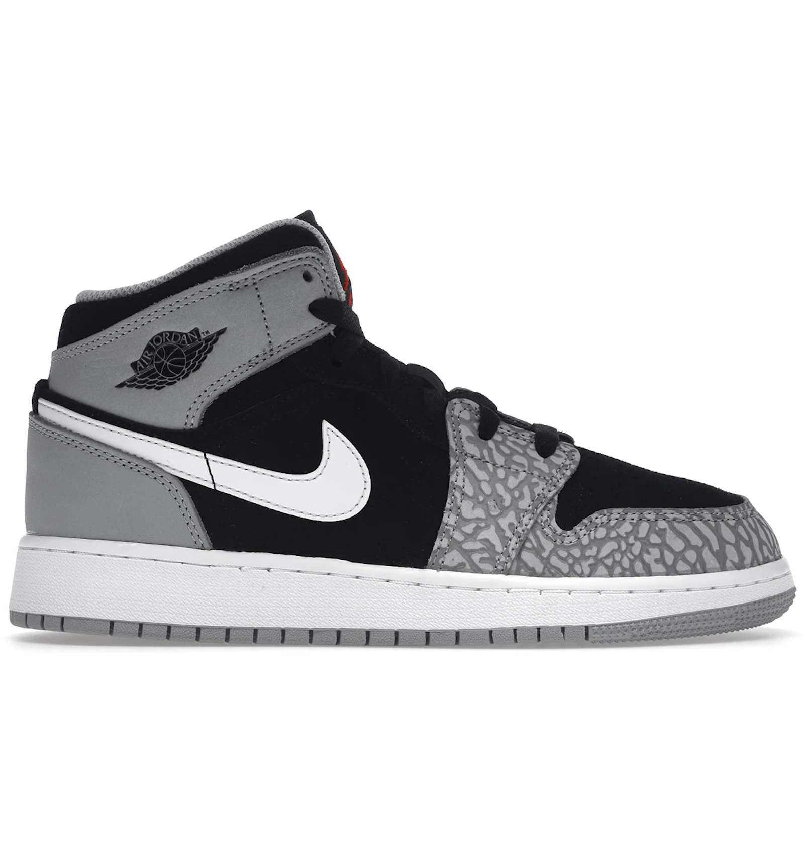 air jordan 1 elephant print white