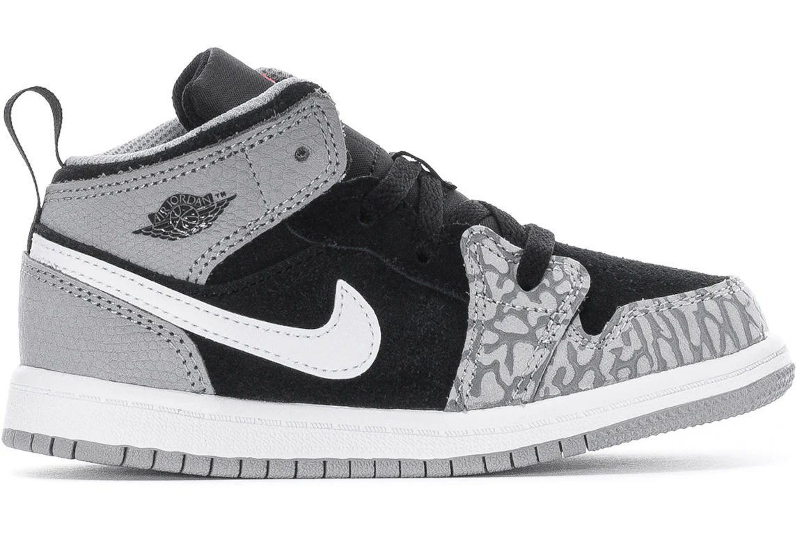 Jordan 1 Mid Elephant Print (TD) Toddler - DM6217-016 - US