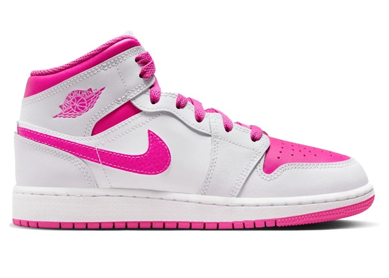 Jordan 1 pink offers mid fire