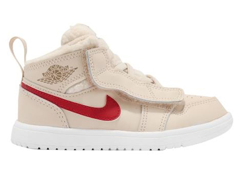 Jordan 1 outlets mid fleece pearl white