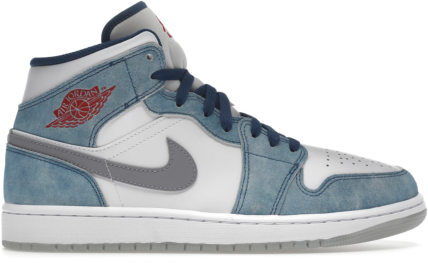 Jordan 1 Mid French Blue Fire Red - DN3706-401 ES