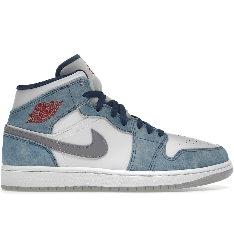 Jordan Mid bleu/rouge Homme Style DN3706-401 FR - Main Image