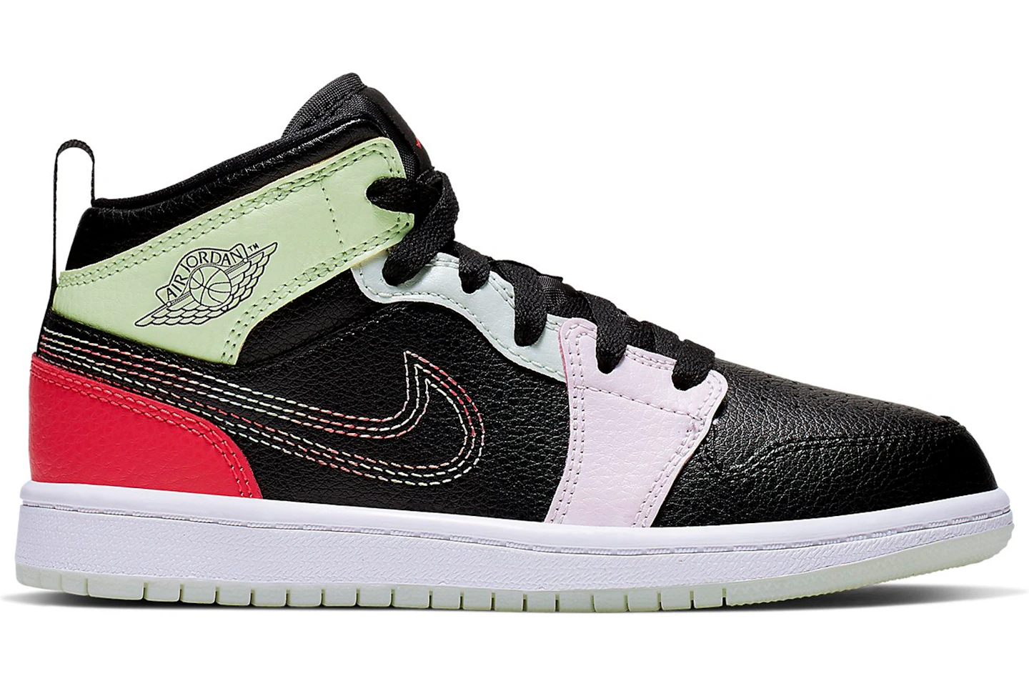 Jordan 1 Mid Glow-In-The-Dark (PS) - AV5173-076