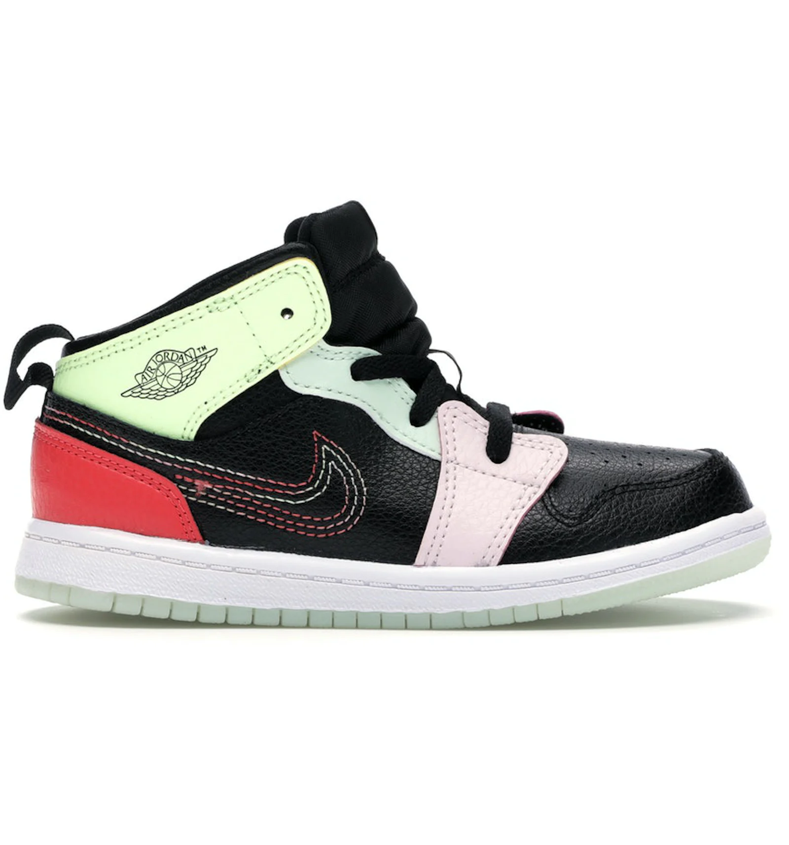 Jordan 1 mid glow in deals the dark