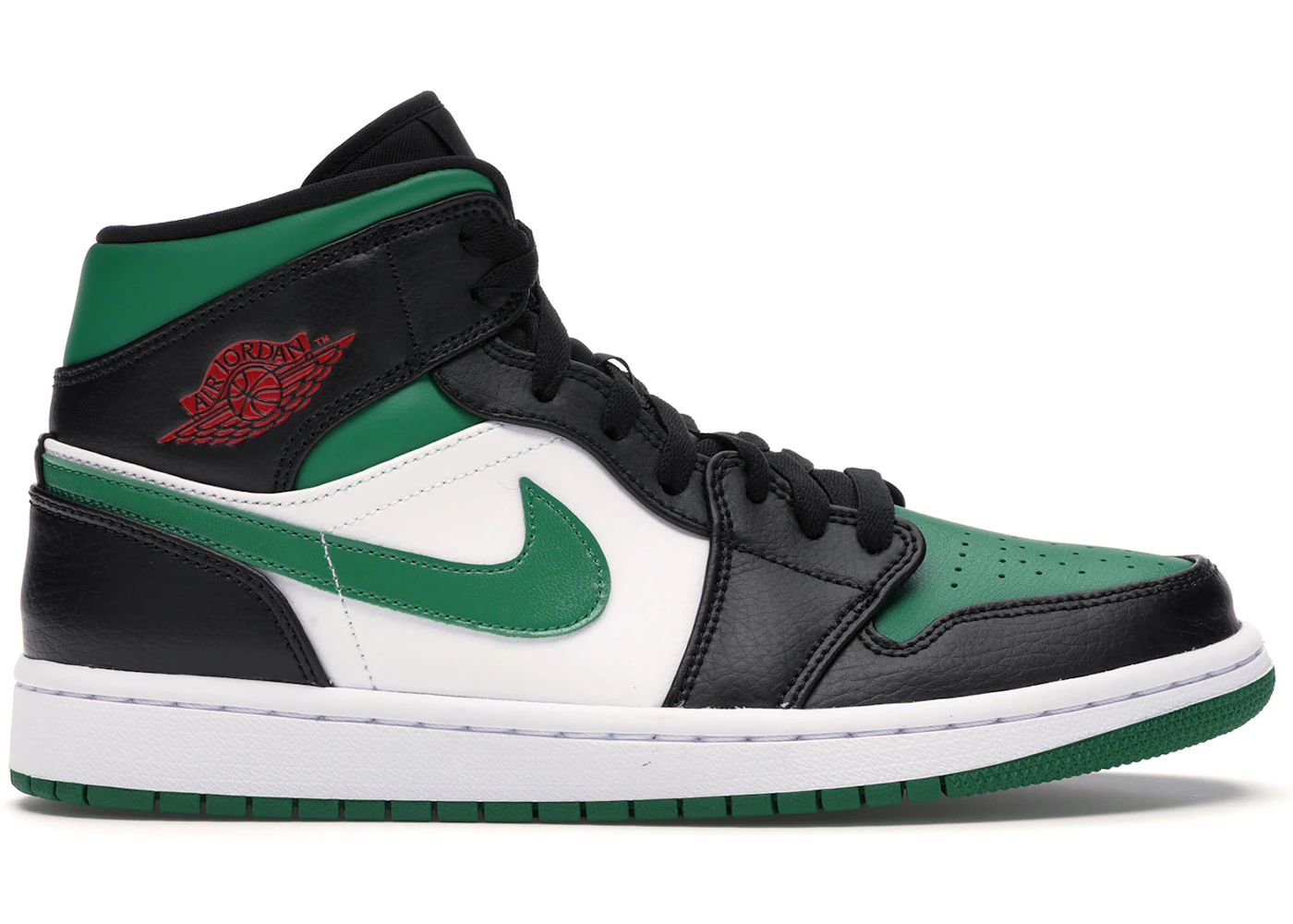 Jordan 1 Mid Green Toe Men's - 554724-067 - US