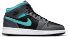 Jordan 1 Mid Grey Aqua (GS)