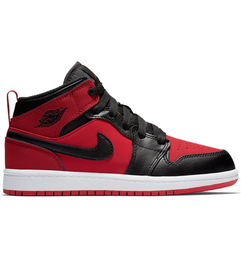 Jordan 1 Mid Gym Red Black PS 640734 610 US