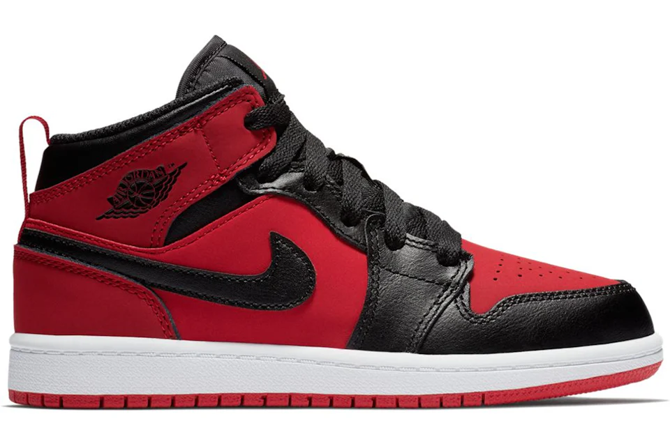 Jordan 1 Mid Gym Red Black (PS)