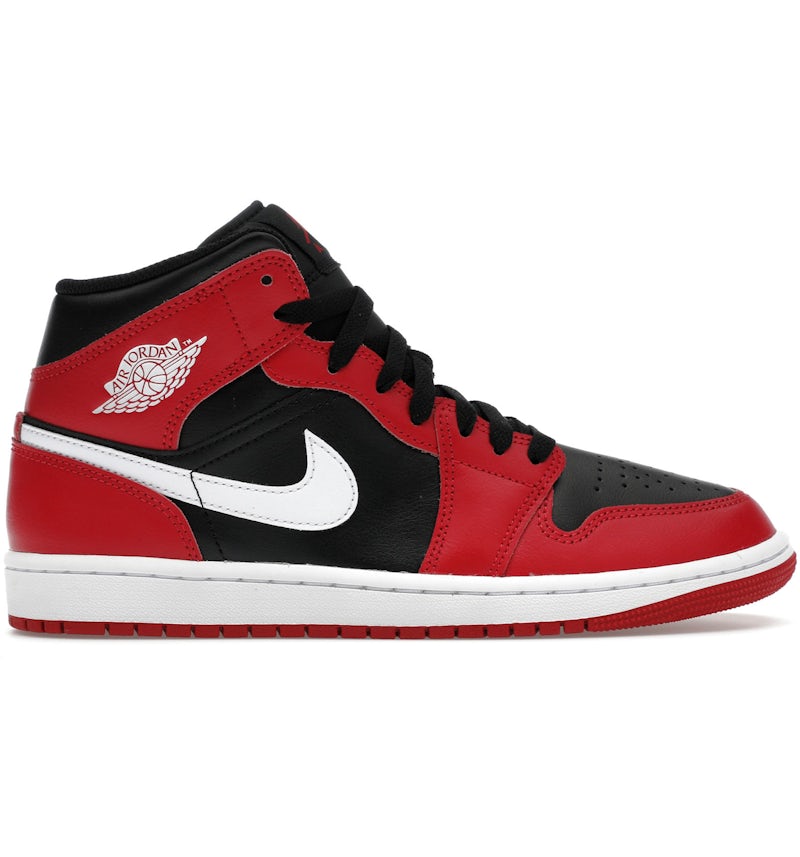 Gym Red Black Jordan 1s High Air Jordan Mid (GS) Black/Gym Red