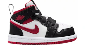 Jordan 1 Mid White Gym Red Td