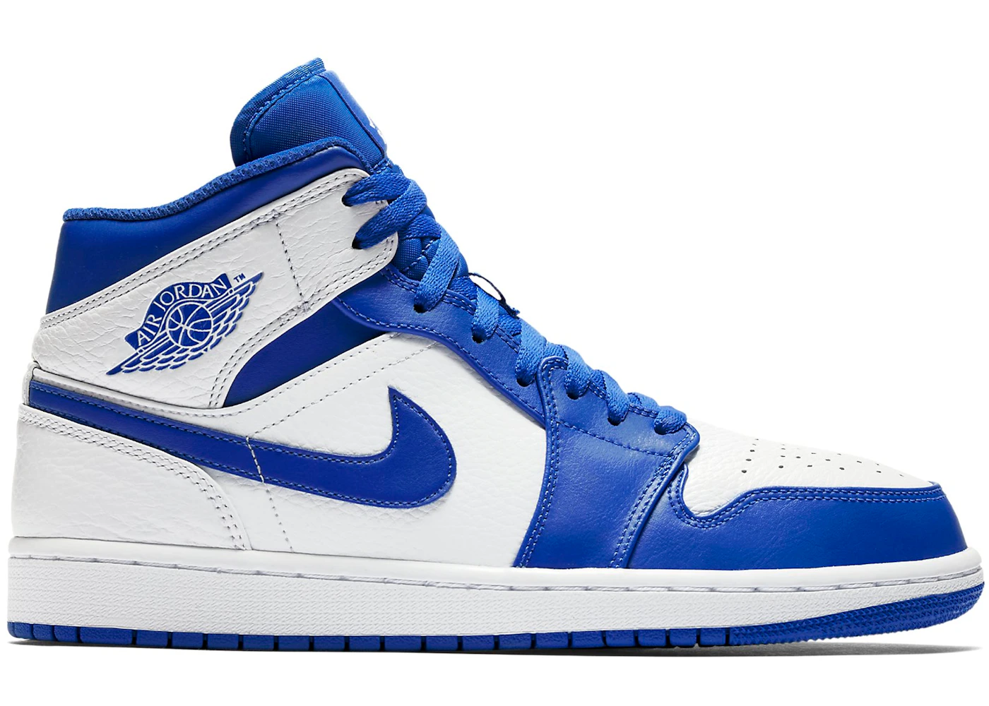 Jordan 1 Mid Hyper Royal Men's - 554724-114 - US